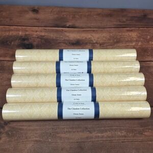 Cole & Son Owen Jones Wallpaper Home 5 Rolls Yellow New Clandon 52/7041 Batch Z1